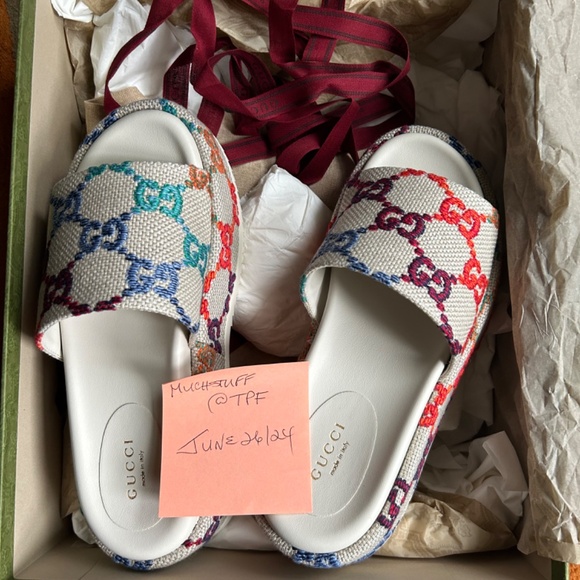 GUCCI Psychedelic Mini GG Slides 36 NEW - SOLD - Picture 9 of 9